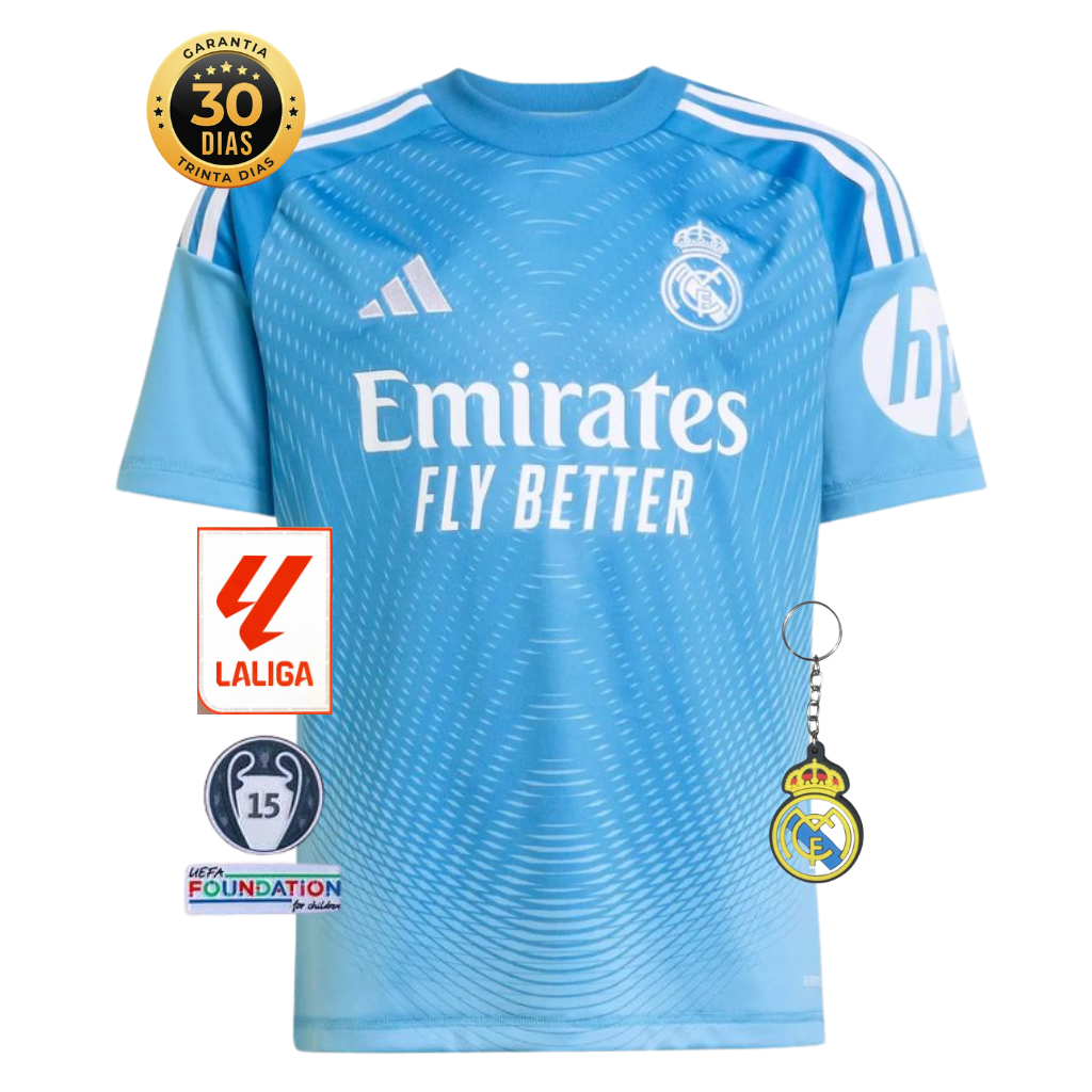 CAMISETA REAL MADRID PORTERO 25/26 HOMBRE - LANZAMIENTO