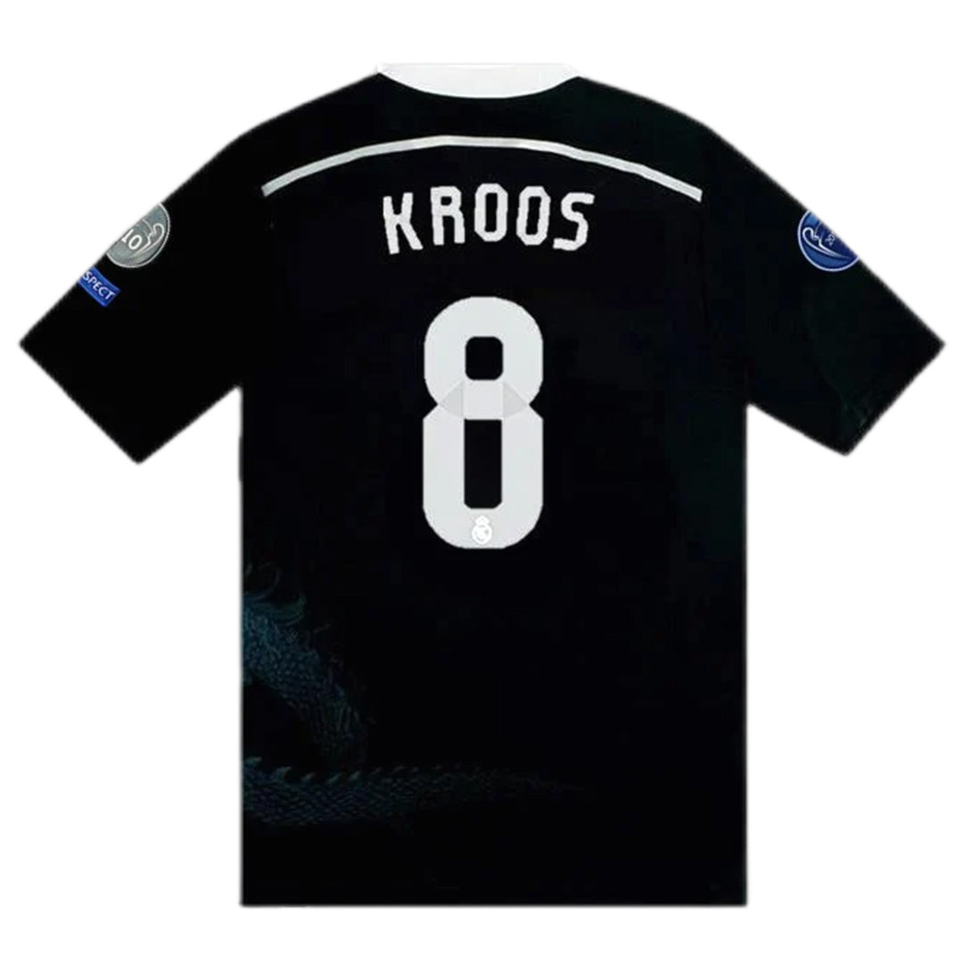 Camiseta Real Madrid Kroos #8 Parche Champions League Retro Away 2014/15 + 5 REGALOS 🎁