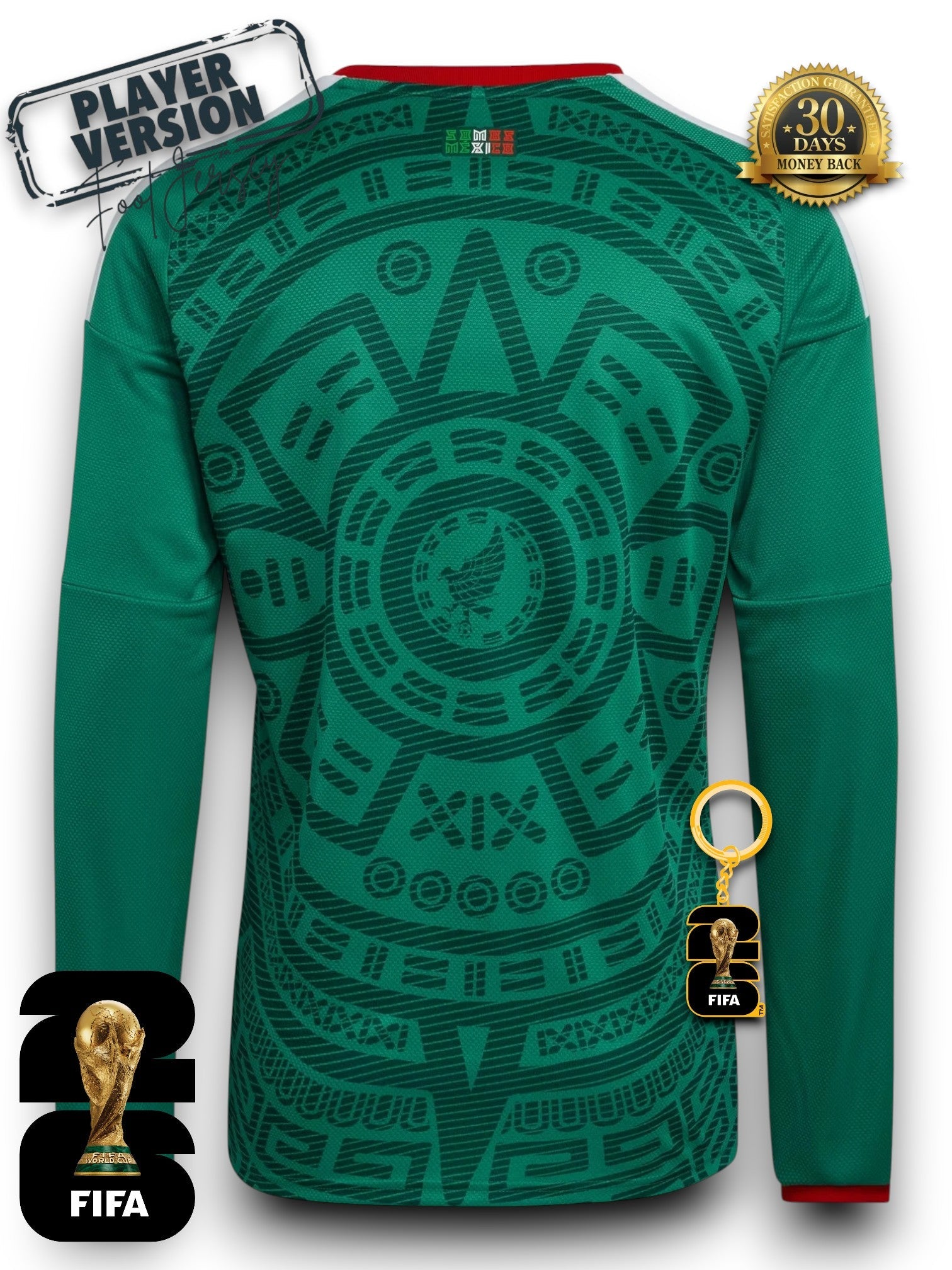 Mexico World Cup 2026 Jersey Player Version - Long Sleeve