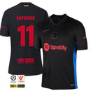 #11 RAPHINHA Camiseta Hombre Segunda Equipación 24/25 FC Barcelona