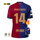 #14 PABLO TORRE Camiseta Hombre Primera Equipación 24/25 FC Barcelona
