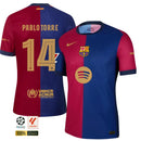 #14 PABLO TORRE Camiseta Hombre Primera Equipación 24/25 FC Barcelona