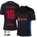 #18 PAU VÍCTOR Camiseta Hombre Segunda Equipación 24/25 FC Barcelona