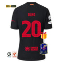#20 OLMO Camiseta Hombre Segunda Equipación 24/25 FC Barcelona