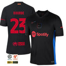 #23 KOUNDE Camiseta Hombre Segunda Equipación 24/25 FC Barcelona