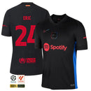 #24 ERIC Camiseta Hombre Segunda Equipación 24/25 FC Barcelona