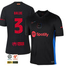 #3 BALDE Camiseta Hombre Segunda Equipación 24/25 FC Barcelona
