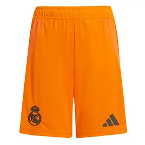 Conjunto Niños Real Madrid Segunda Equipación Naranja #9 MBAPPÉ 2024/25 + 5 REGALOS 🎁