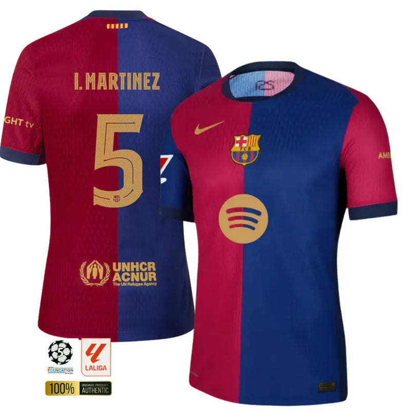 #5 I. MARTINEZ Camiseta Hombre Primera Equipación 24/25 FC Barcelona