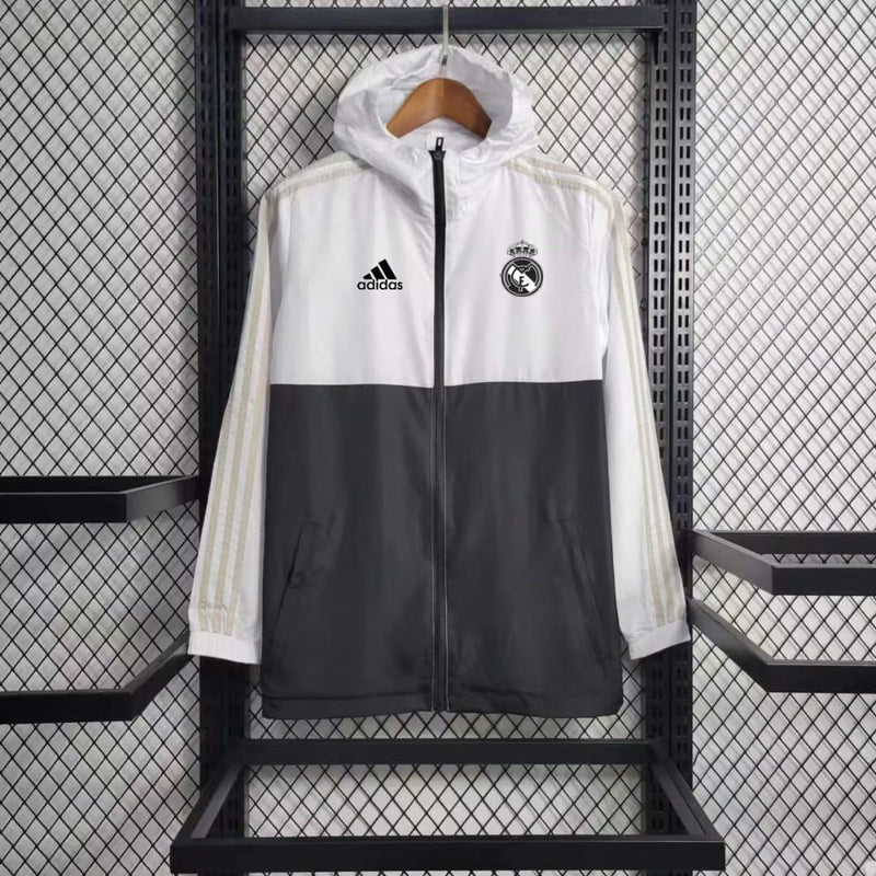 Cortaviento Real Madrid Blanca y Negra Clásica 23/24