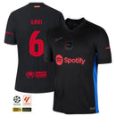 #6 GAVI  Camiseta Hombre Segunda Equipación 24/25 FC Barcelona