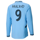 #9 Haaland Manchester City Home Jersey 2024/2025 Long Sleeve
