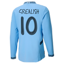 #10 Grealish Manchester City Home Jersey 2024/2025 Long Sleeve