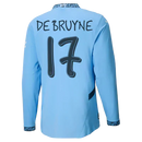 #17 De Bruyne Manchester City Home Jersey 2024/2025 Long Sleeve