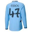 #47 Foden Manchester City Home Jersey 2024/2025 Long Sleeve