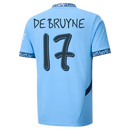 #17 De Bruyne Manchester City Home Jersey 2024/2025
