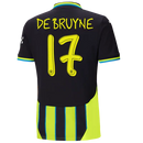 #17 De Bruyne Manchester City Away Jersey 2024/2025
