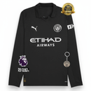 Manchester City Player Away Jersey 2025/26 Long Sleeve