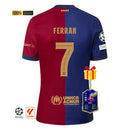 #7 FERRAN Camiseta Hombre Primera Equipación 24/25 FC Barcelona