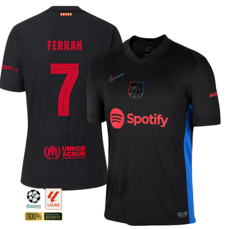#7 FERRAN Camiseta Hombre Segunda Equipación 24/25 FC Barcelona