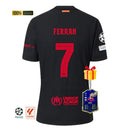 #7 FERRAN Camiseta Hombre Segunda Equipación 24/25 FC Barcelona