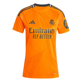 Camiseta Real Madrid Femenina Segunda Equipación Naranja #MBAPPÉ 9 24/25 + 5 REGALOS 🎁