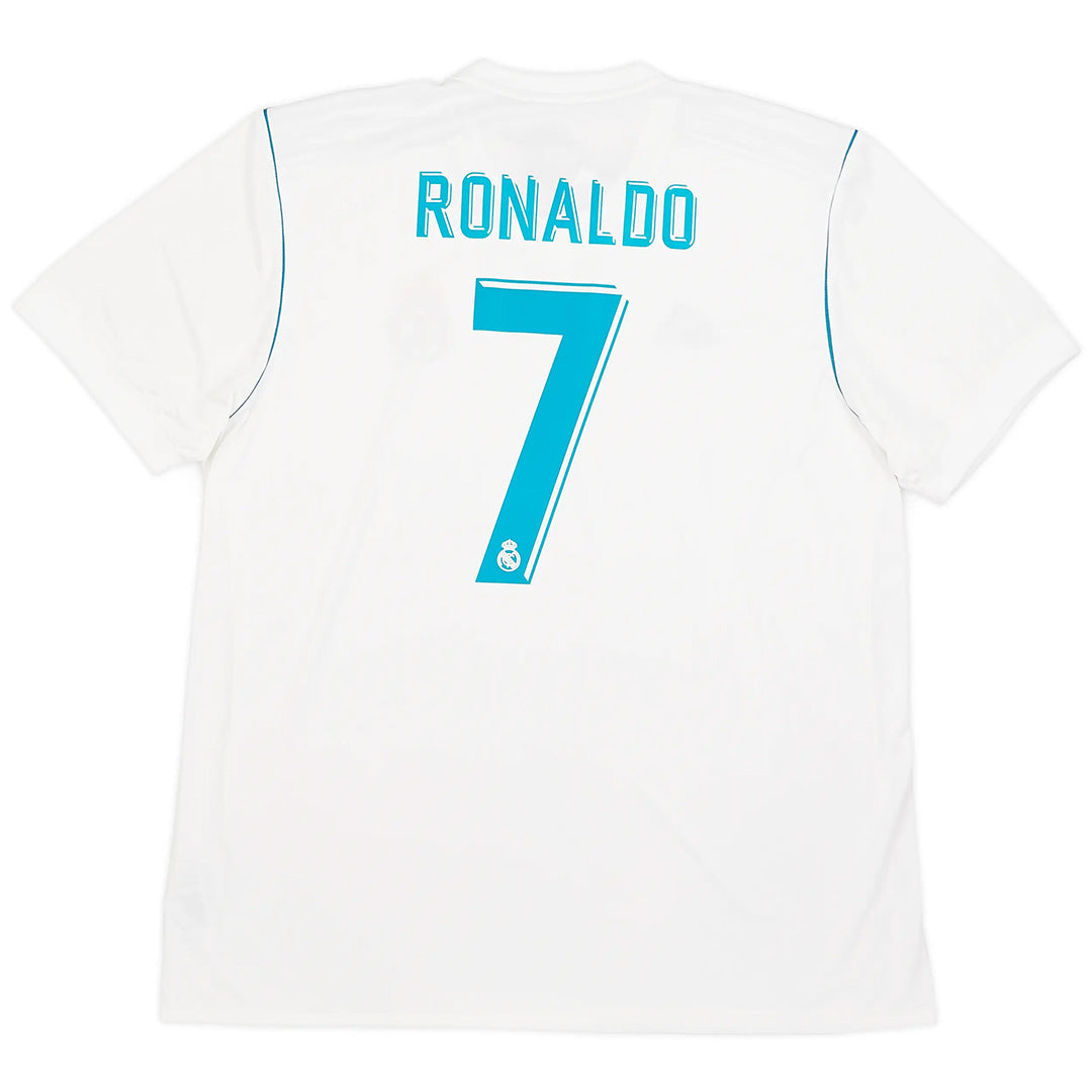 Camiseta Ronaldo #7 Real Madrid Retro Home 2017/18 + 5 REGALOS 🎁