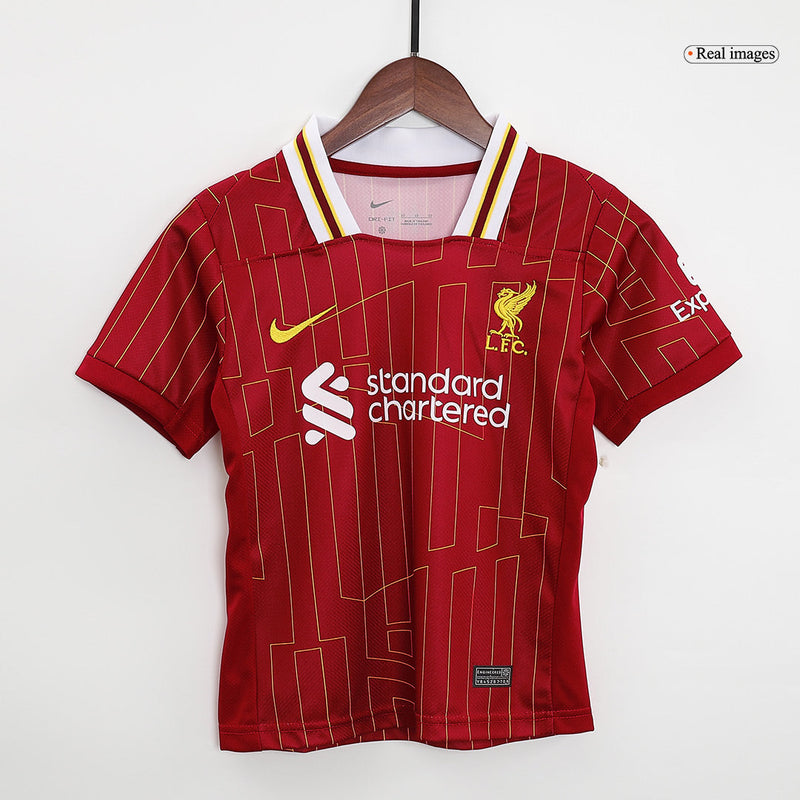 Kids Liverpool Home Kit 2024/2025 - CHAMPIONS