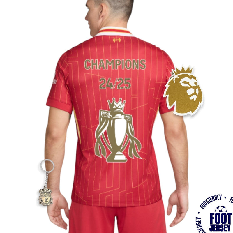 Liverpool Woman Jersey 2024/2025 - CHAMPIONS 24/25 & Gold Trophy