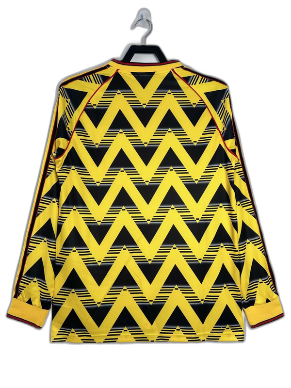 Camiseta Arsenal 91/93 II de Visitante - Manga Larga Versión Retro