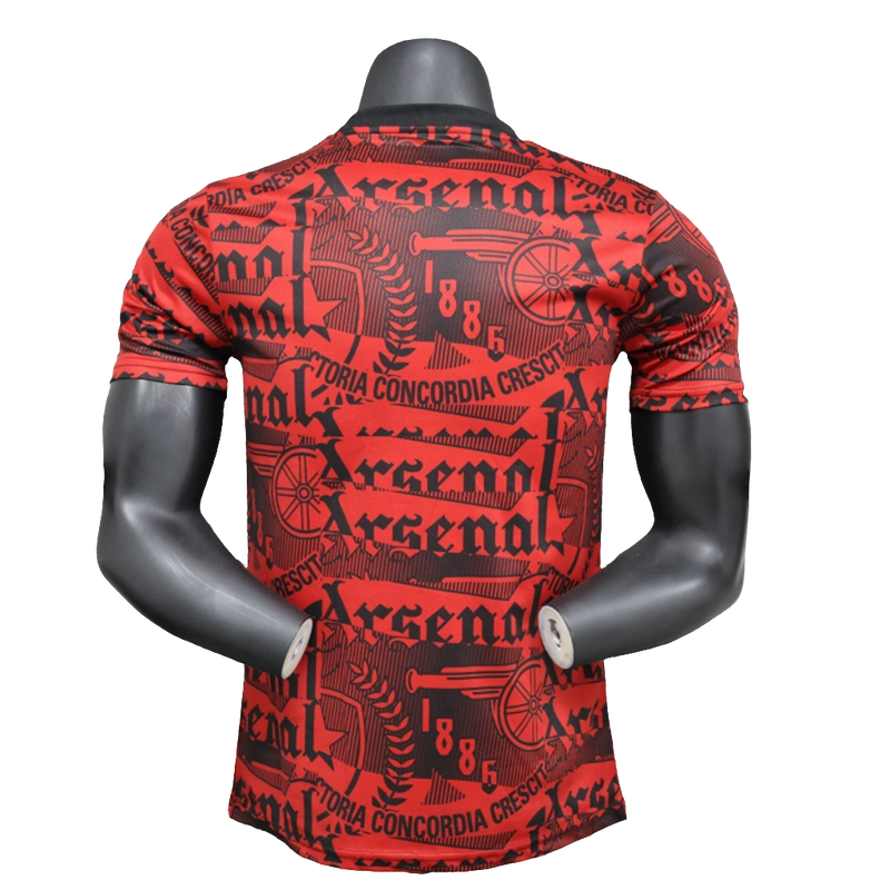 Camiseta Arsenal 25/26 Entrenamiento - Rojo Oscuro - Versión Jugador