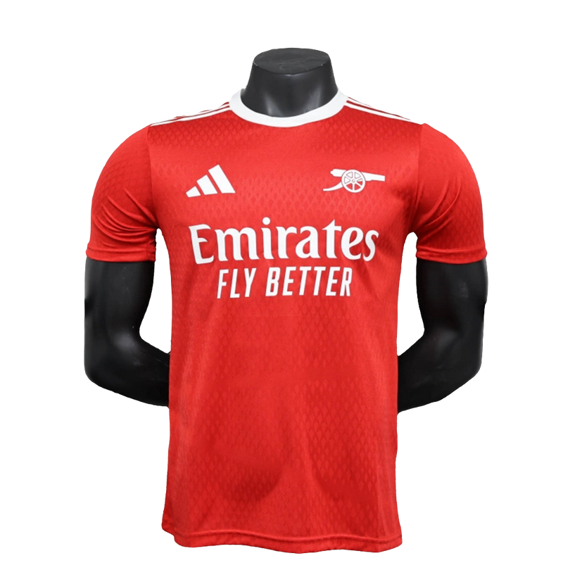 Camiseta Arsenal 25/26 Pre-Partido - Rojo - Versión Jugador