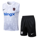 Chelsea Kit Pre Match Jersey + Shorts - No Sleeve 25/26