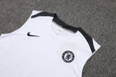 Chelsea Kit White Jersey + Shorts - No Sleeve 25/26