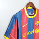 Camiseta Retro del Barcelona Home 10/11  - Rojo y Azul