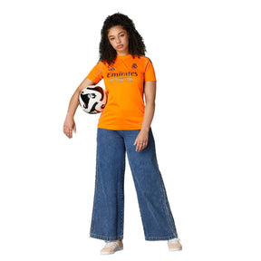Camiseta Real Madrid Femenina Segunda Equipación Naranja 24/25 + 5 REGALOS 🎁