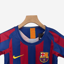 Equipación local infantil 2005/06 Retro FC Barcelona