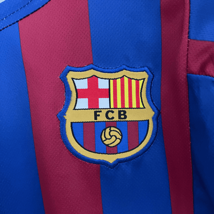 Equipación local infantil 2005/06 Retro FC Barcelona