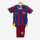 Equipación local infantil 2005/06 Retro FC Barcelona