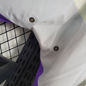 Cortaviento Real Madrid Morado y Blanco Reflectante 23/24