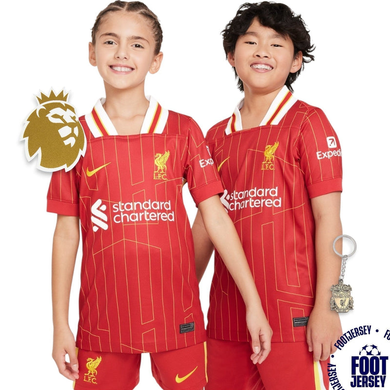Kids Liverpool Home Kit 2024/2025 - CHAMPIONS