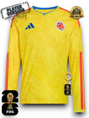 Colombia World Cup 2026 Jersey Player Version - Long Sleeve