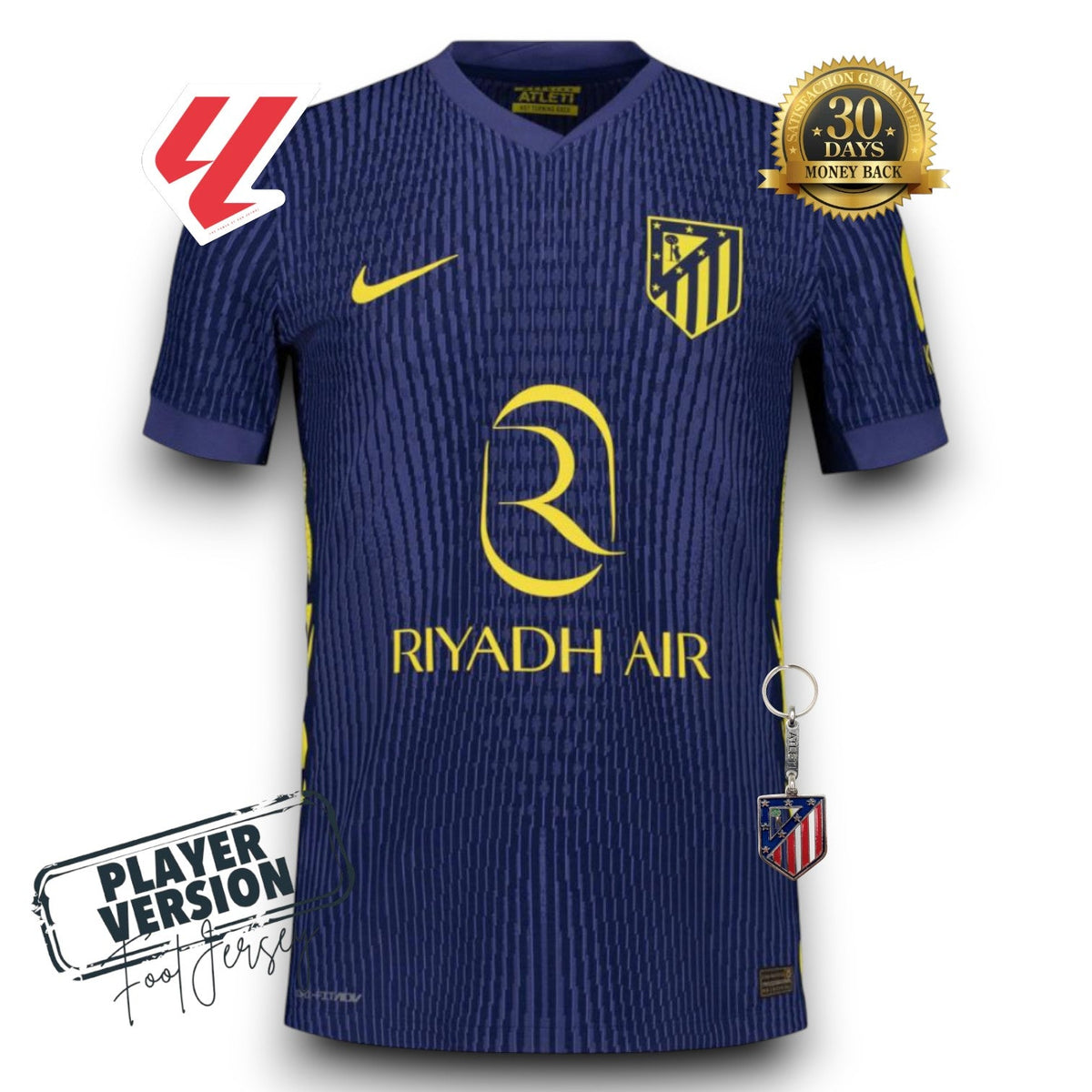 Atletico Madrid 2025/26 Away Jersey - Player Version