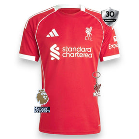 Liverpool Home Jersey 2025/26 - CHAMPIONS 24/25 & Gold Trophy