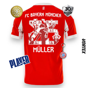 Bayern Munich Player Home Jersey 2025/26 - Müller Special Edition